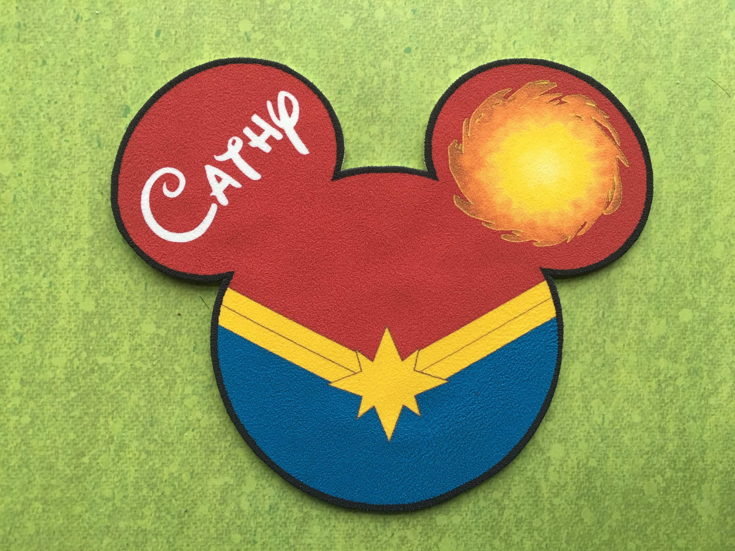 Disney Cruise Door Captain Marvel Disney