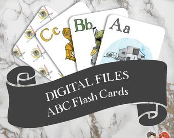 Digital download of Star Wars ABC flash cards