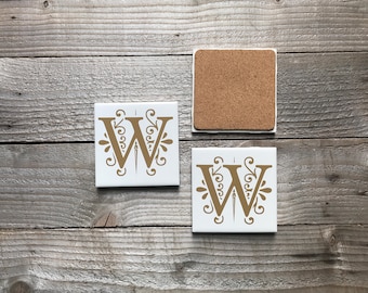Personalized Coasters, Tile Coasters, Housewarming Gift, Wedding Gifts, Anniversary Gifts, Monogrammed Coasters, Christmas Gifts, Birthday