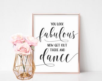 Wedding Bathroom Sign, Wedding Dance Sign, Wedding Printable, Reception Bathroom, Wedding Bathroom Basket Sign, Reception Signs, Ladies Room