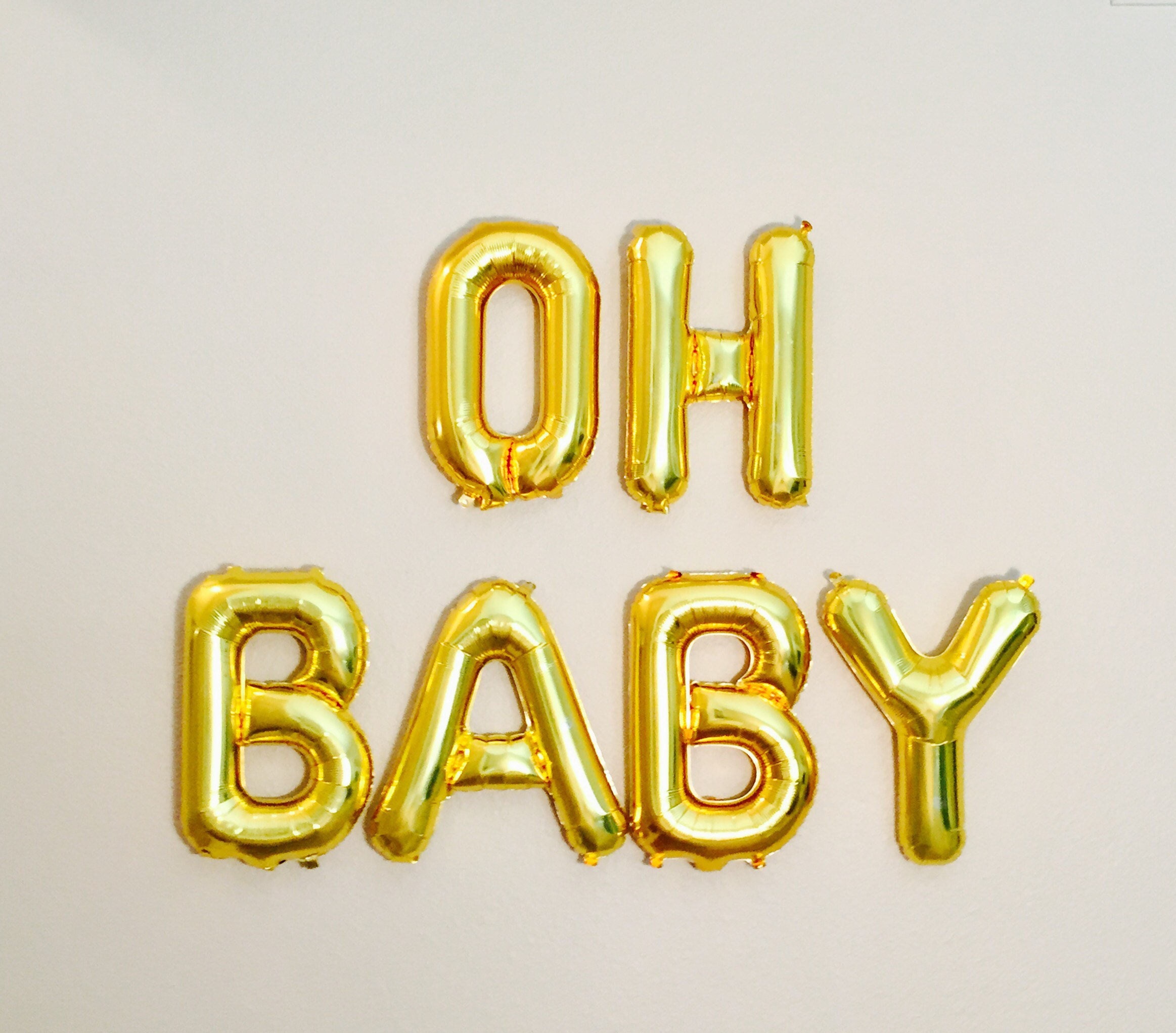 Oh Baby Etsy Oh Baby Gold Balloons Shower Theme Babies