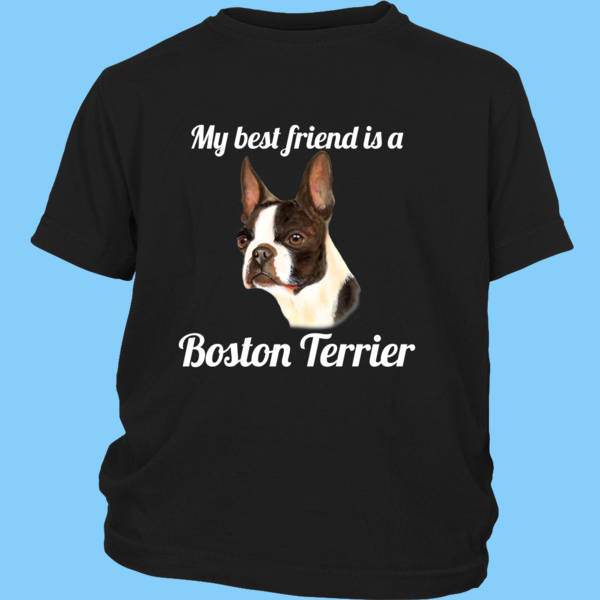 boston terrier pocket t shirt