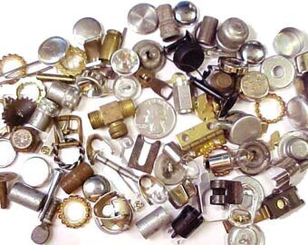 Found objects Assemblage parts Mixed lot 100 pieces