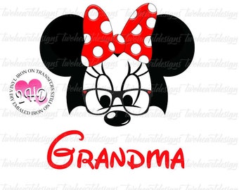 Download Grandma disney shirt | Etsy