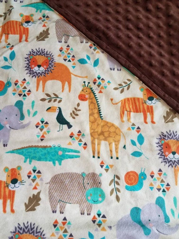 Zoo Animal Baby Blanket Animals Baby Blanket Boy Baby