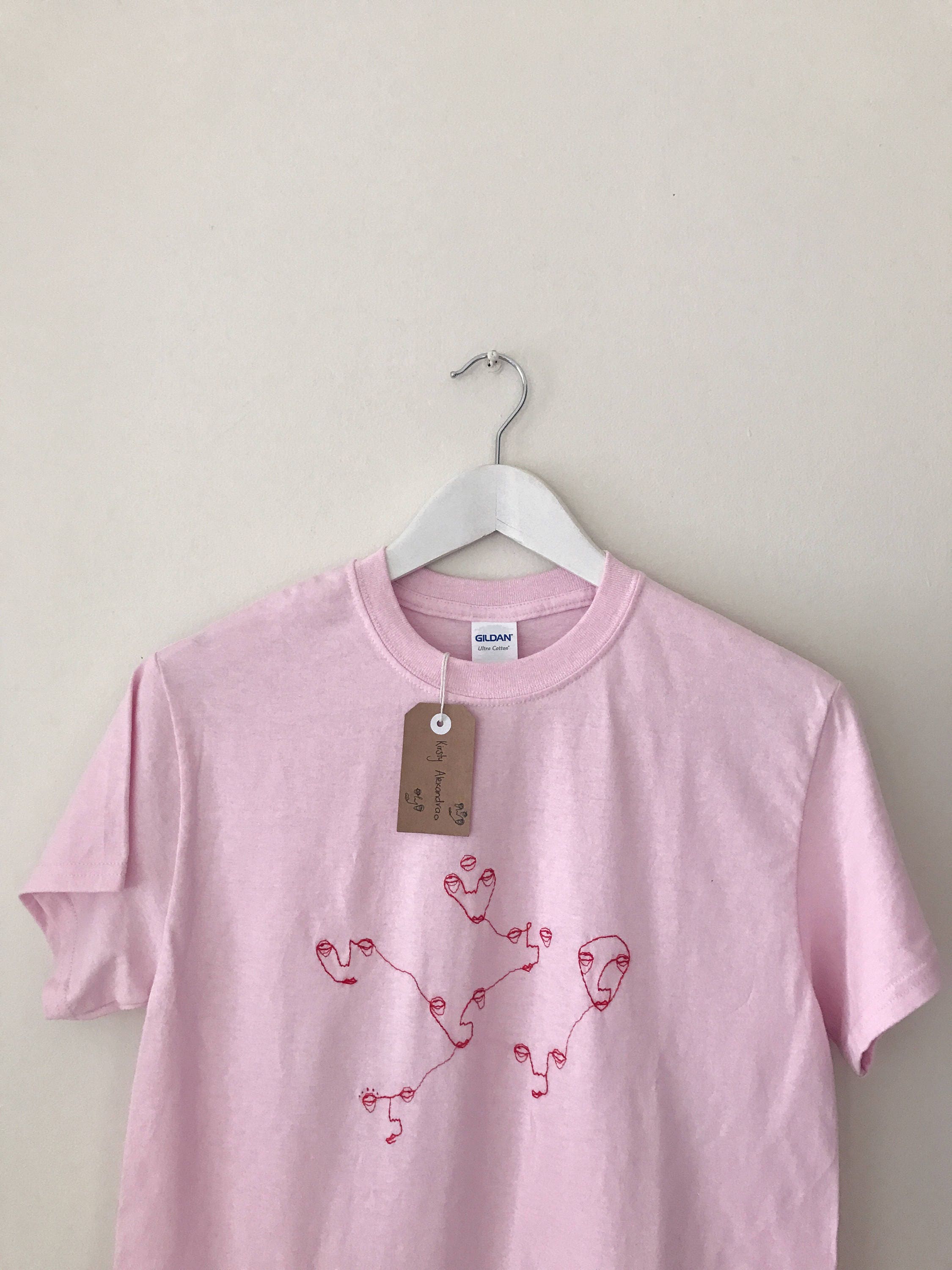 Hand embroidered tshirt