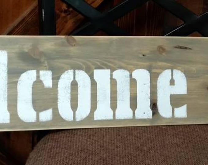 Welcome Home pallet sign