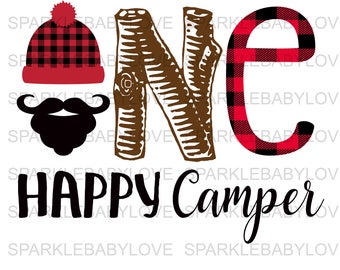 Download Happy camper stencil | Etsy