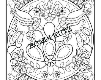 Cactus coloring page | Etsy