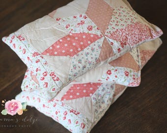 pillow vintage quilt newborn