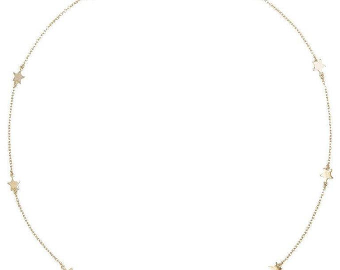 Star Choker Necklace Simple Star Necklace Dainty necklace 14K Gold filled Star