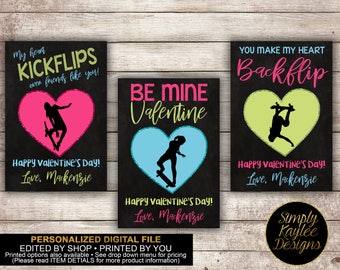 Skateboard valentine | Etsy