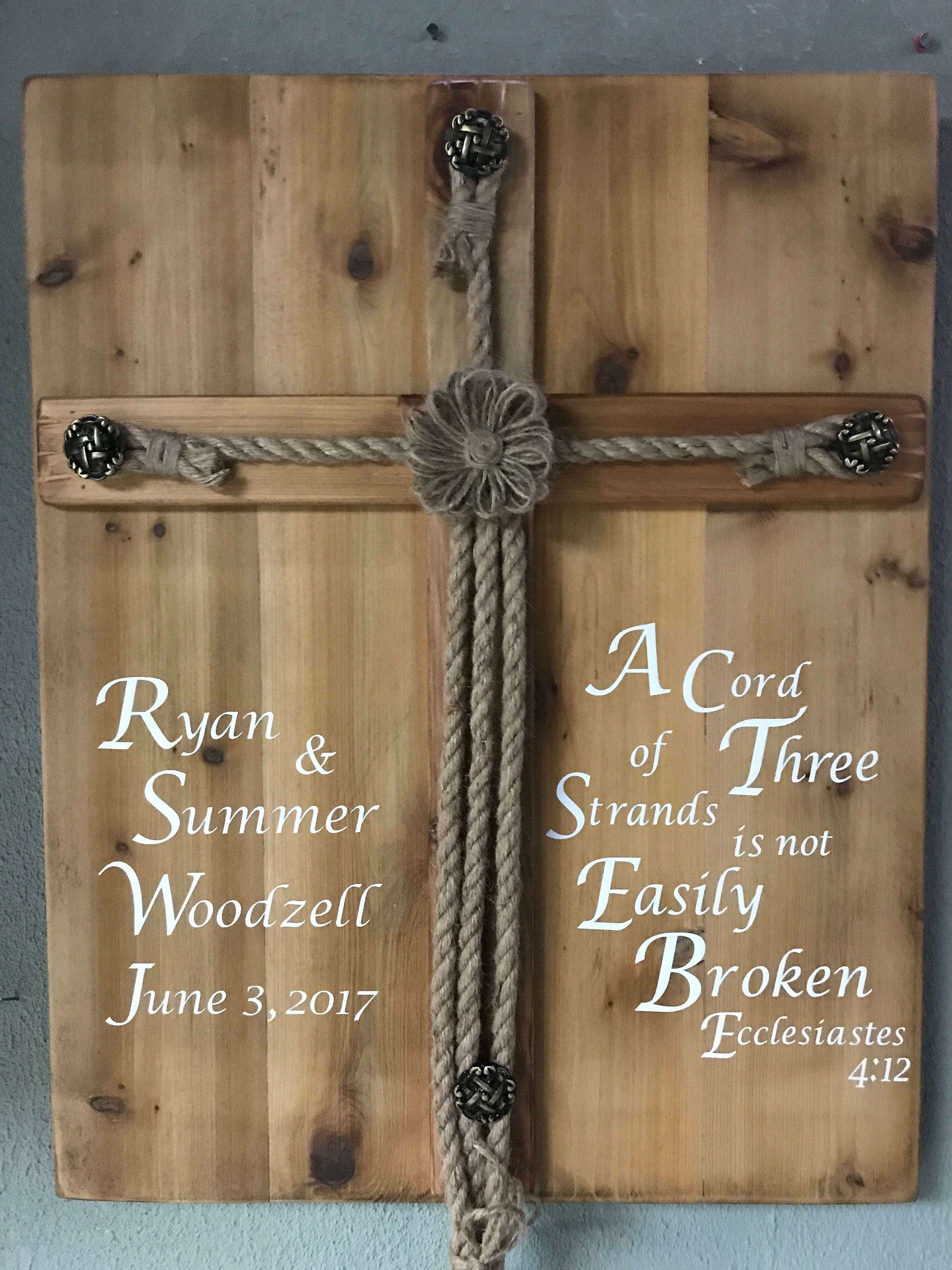 Personalized Rustic Wedding Alternative Unity Ceremony idea