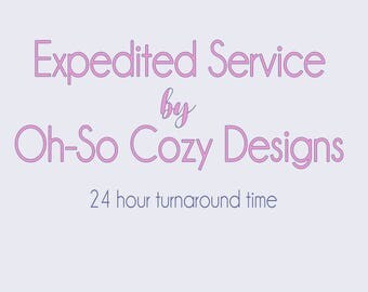Expedited Service for 70/60/50/40 Things We Love About You Listing