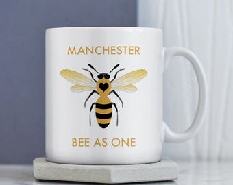 Manchester Mug | Charity | Manchester Bee Mug | Bee Mug | Bee As One Mug | Manchester