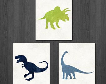 Dinosaur Decor - Dinosaur Nursery - Dinosaur Wall Art - Dinosaur Nursery Art - Nursery Decor - Baby Boy Nursery - Dinosaur Print - Printable