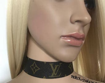 Vuitton Style Choker FREE WW SHIPPING!! Louis Vuitton Choker lv choker necklace gifts gift idea gift for her gift for sister