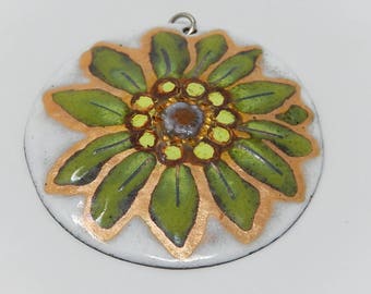 Limoges enamelled pendant, free delivery!