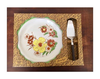 Vintage cheese plate still in box