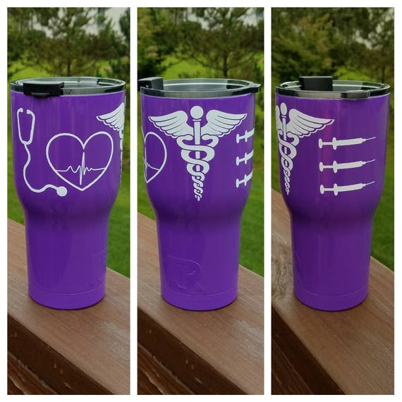 Medical tumbler / Nurse Tumbler / RTIC Tumbler 20 oz 30 oz