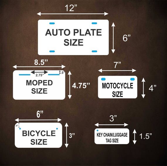 Oregon 1965 Custom Personalized Novelty Auto Motorcycle Moped