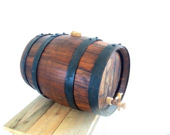 Old french oak wine barrel