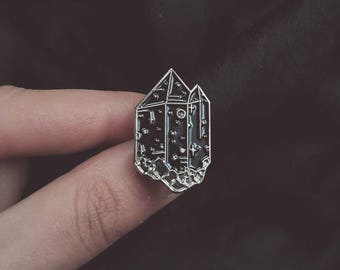 HALF PRICE • Deep Space • soft enamel lapel pin 16mm × 27mm