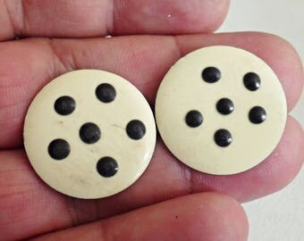 VINTAGE very nice pierced Earrings /CC10