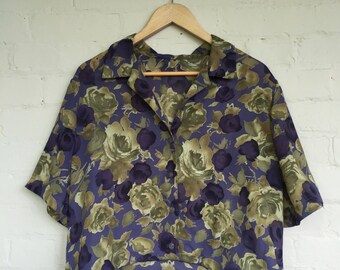 Floral crop top rose print
