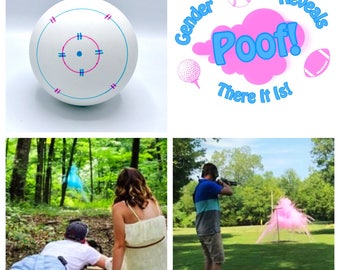 6.25" SHOOTING TARGET Gender Reveal Balls Pink or Blue