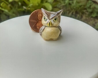 Dollhouse Miniature One Inch Scale 1:12 Owl Cookie Jar