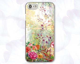 Flowers iPhone 7 Case iPhone 6S Plus Case Floral iPhone 6 Case iPhone 5S Case iPhone 5C Case For Samsung S7 Case For Samsung S8 Case 433