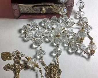 Unbreakable rosary, Immaculate Heart of Mary Catholic rosary - handmade