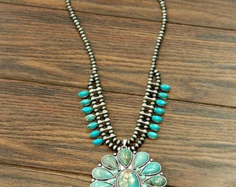 Authentic Squash Blossom necklace