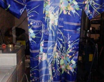 Vintage japanese ceremonial robe 100 percent polyester made in japan