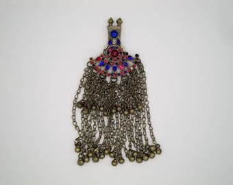 Pink & Blue Kuchi Pendant