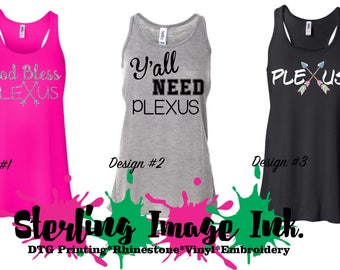 Plexus Shirt, Plexus Custom Printed Shirt, DTG, Custom Plexus Design, Plexus Swag, Plexus Gear Custom Shirt, Plexus Logo Shirt