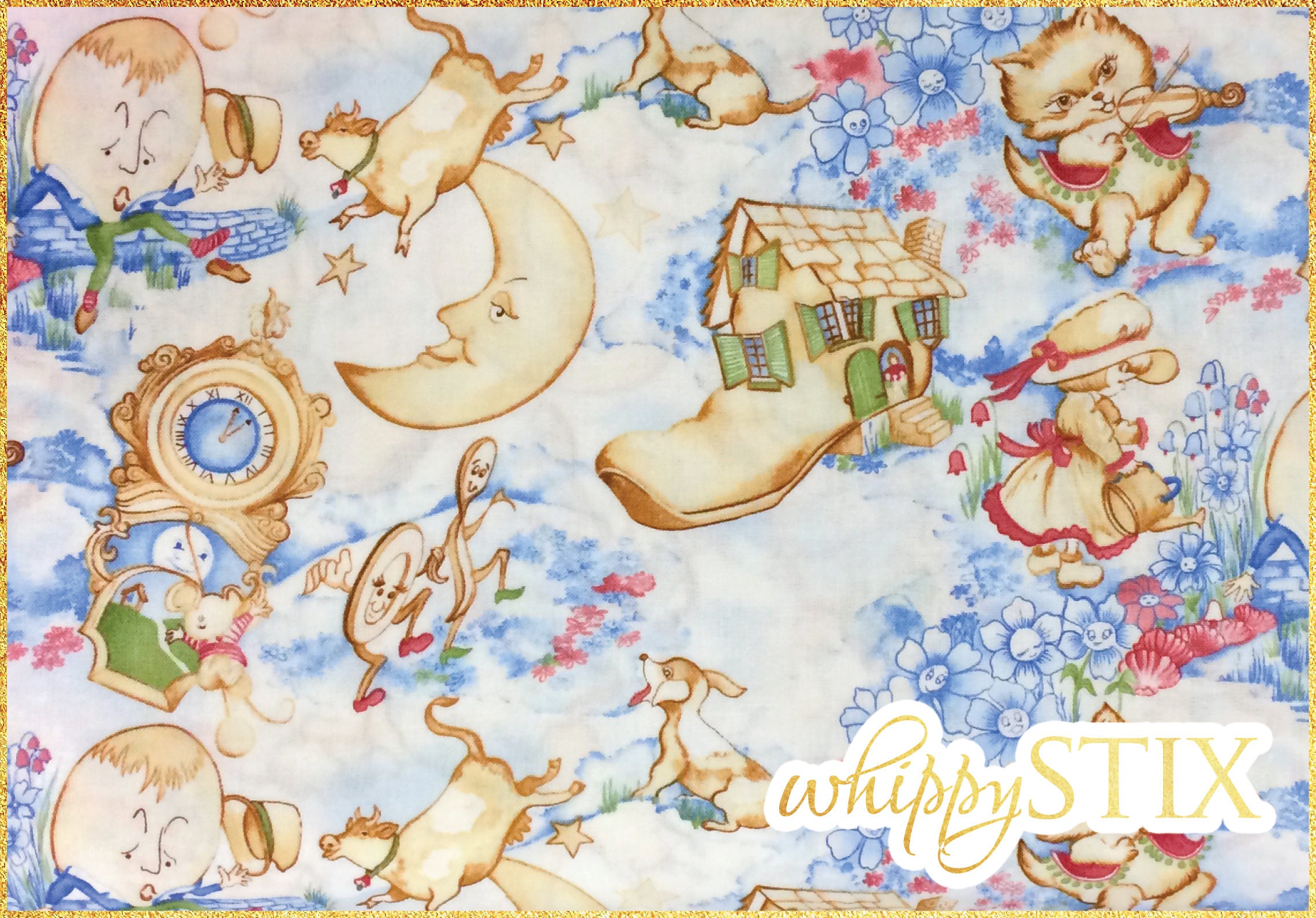Nursery Rhymes Fabric By the Yard Westrade Collection K6144A