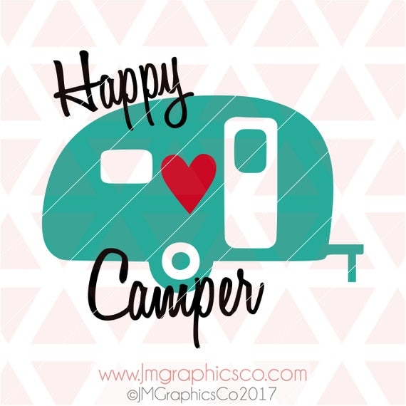 Download Happy Camper svg eps dxf png cricut cameo scan N cut