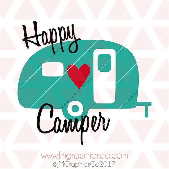 Download Happy Camper svg eps dxf png cricut cameo scan N cut