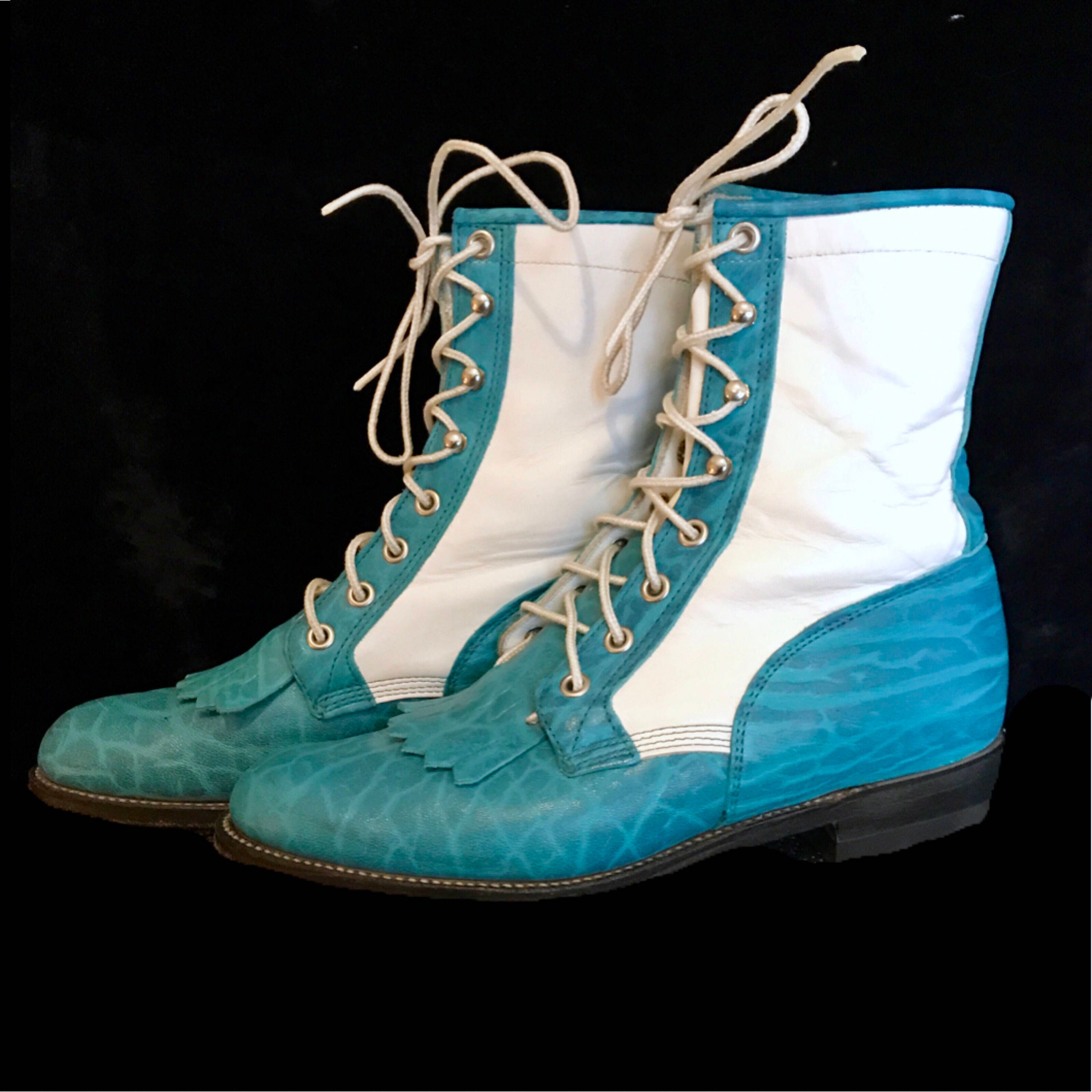 justin boots crocodile