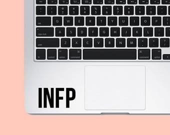 INFP Decal Sticker - Myer's-Briggs Decal - Laptop Decal - Laptop Sticker - Macbook Sticker - Vinyl Sticker - Car Decal - iPad Decal