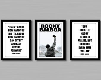 Rocky balboa quote | Etsy