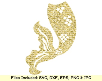 Mermaid tail svg files for cricut silhouette little mermaid life svg shirt cake topper clipart mug birthday party decor design dxf cut files
