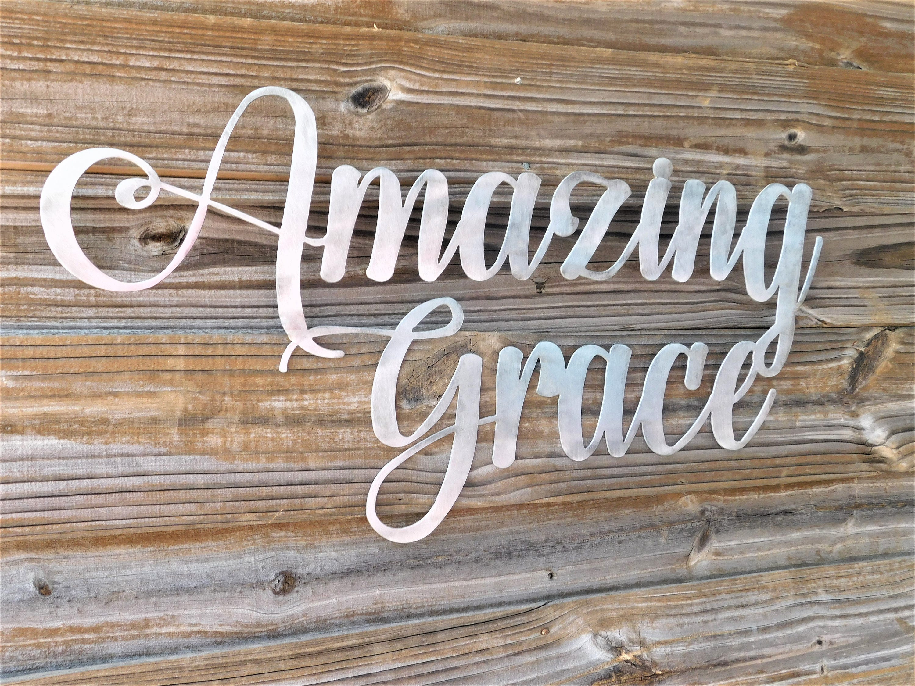 Amazing Grace Wall Art amazing grace sign, amazing grace wall art, bible verse wall art Amazing Grace Wall Art amazing grace sign, amazing grace wall art, bible verse wall art