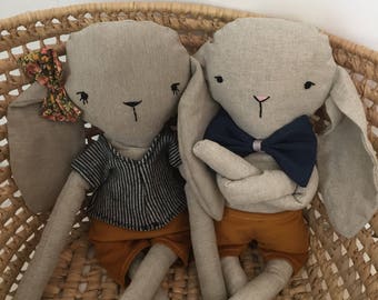 Large toy stuffed animal toy baby and child