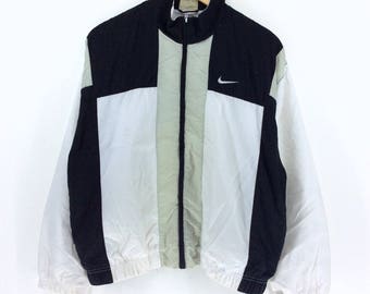 nike windbreaker white