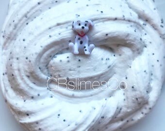 Dalmatian Slime, Non-Borax Slime, Glitter Slime, Non-Toxic Slime