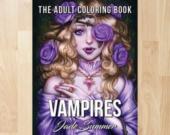 Vampires by Jade Summer (Coloring Books, Coloring Pages, Adult Coloring Books, Adult Coloring Pages, Coloring Books for Adults)