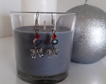 Knots and beads earrings